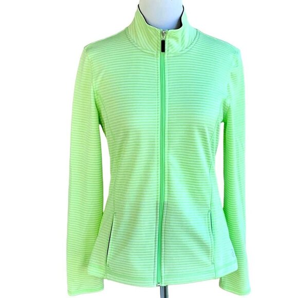 BE INSPIRED LADIES ATHLETIC ATHLEISURE RUNNING ZIP FRONT HAND POCKETS OUTDOORS M - Picture 7 of 7